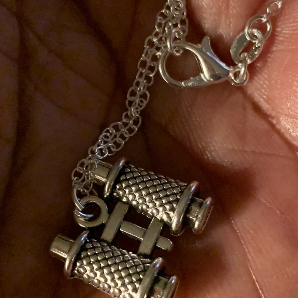 Binoculars Charm Pendant - Picture 3 of 3